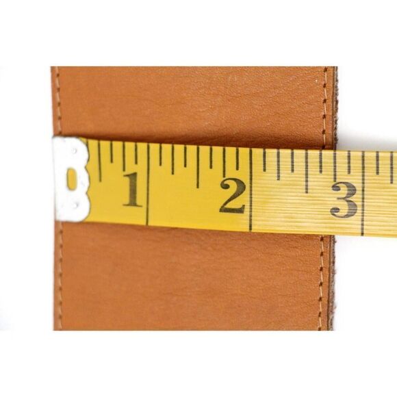 Limited EXPRESS TAN BROWN GENUINE LEATHER 2.75"Wd CORSET WOMEN'S BELT Sz S (A10 - Picture 9 of 10